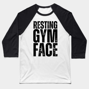 Resting Gym Face Baseball T-Shirt